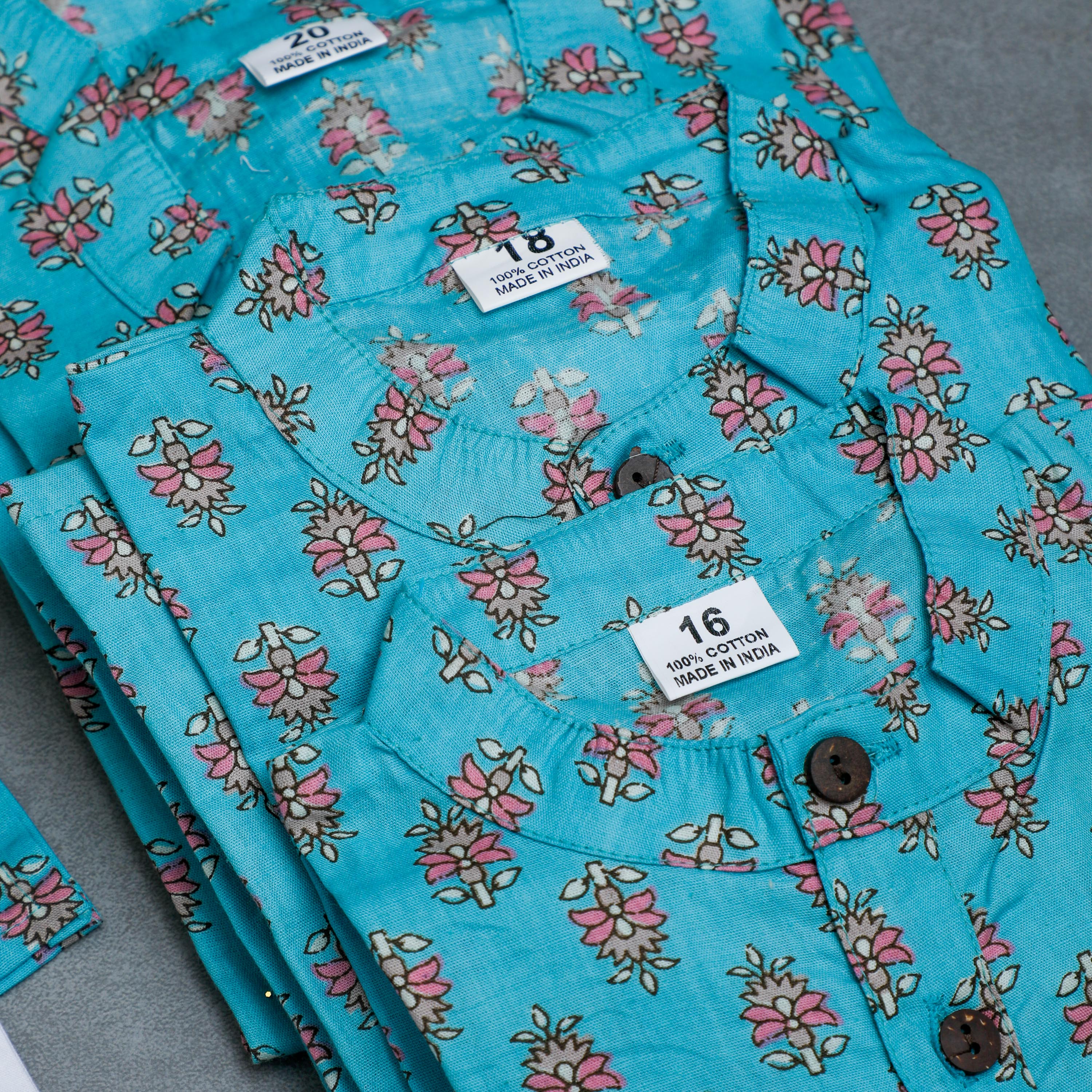 trendy & floral design Kids Kurta